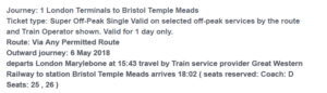 Great Western Railway bad text copy